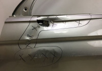 Дверь передняя левая Volkswagen Tiguan 2 oem 5NA831055K  (вмятины )