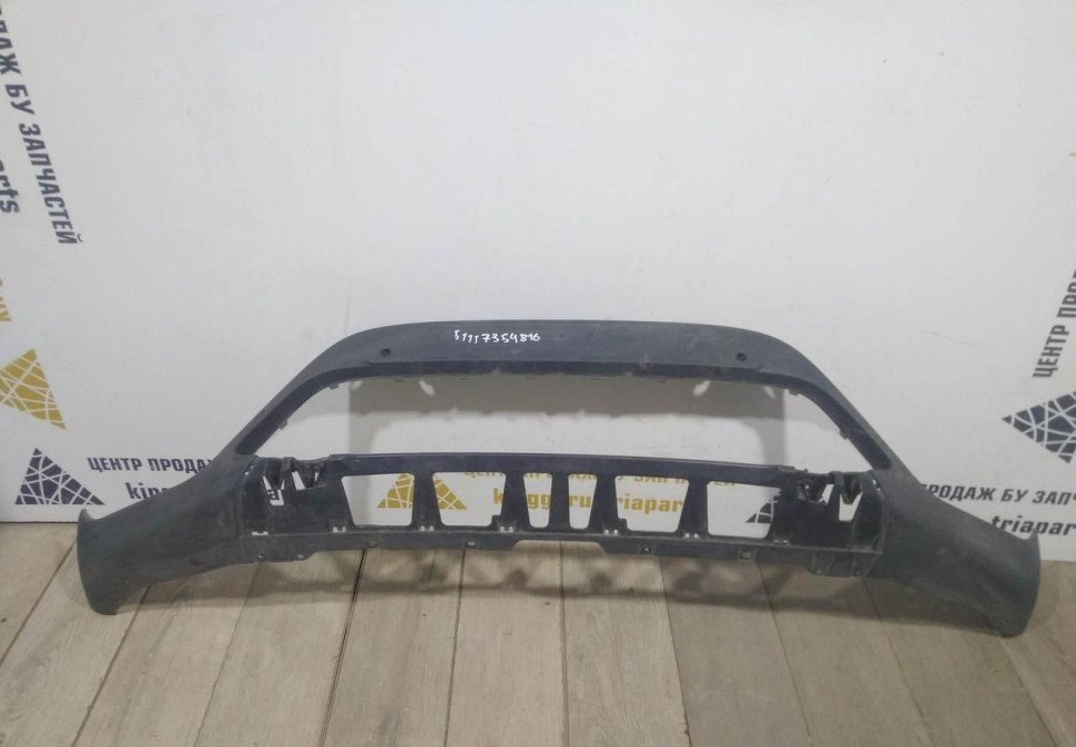 Спойлер переднего бампера бу BMW X1 F48 OEM 51117354816