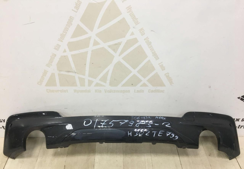Спойлер заднего бампера BMW X3 G01 M-Pack OEM 51128064832