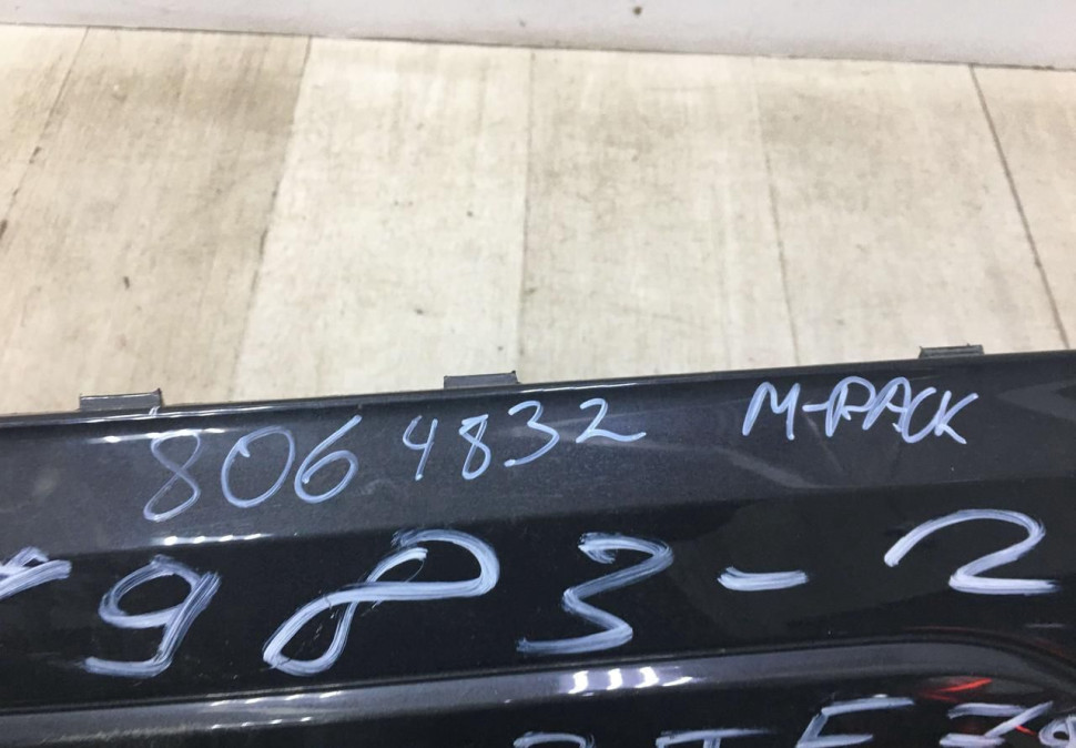Спойлер заднего бампера BMW X3 G01 M-Pack OEM 51128064832