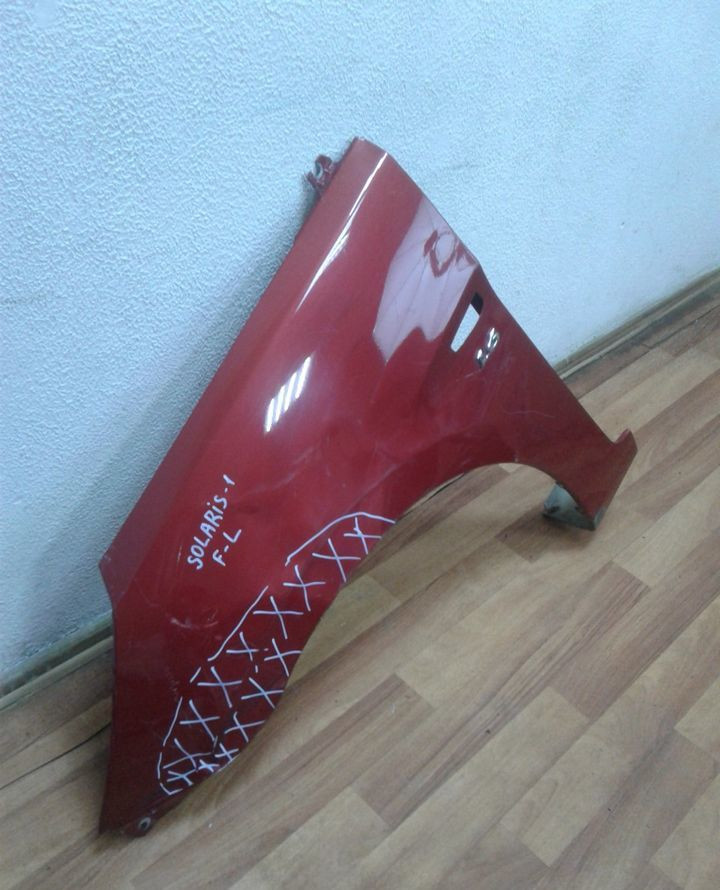 Крыло переднее левое Hyundai Solaris 1 oem 663114L000 (вмятина) Крыло переднее левое Hyundai Solaris 1 oem 663114L000 (вмятина)