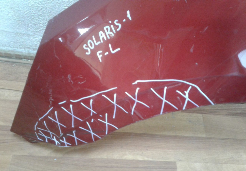 Крыло переднее левое Hyundai Solaris 1 oem 663114L000 (вмятина) Крыло переднее левое Hyundai Solaris 1 oem 663114L000 (вмятина)