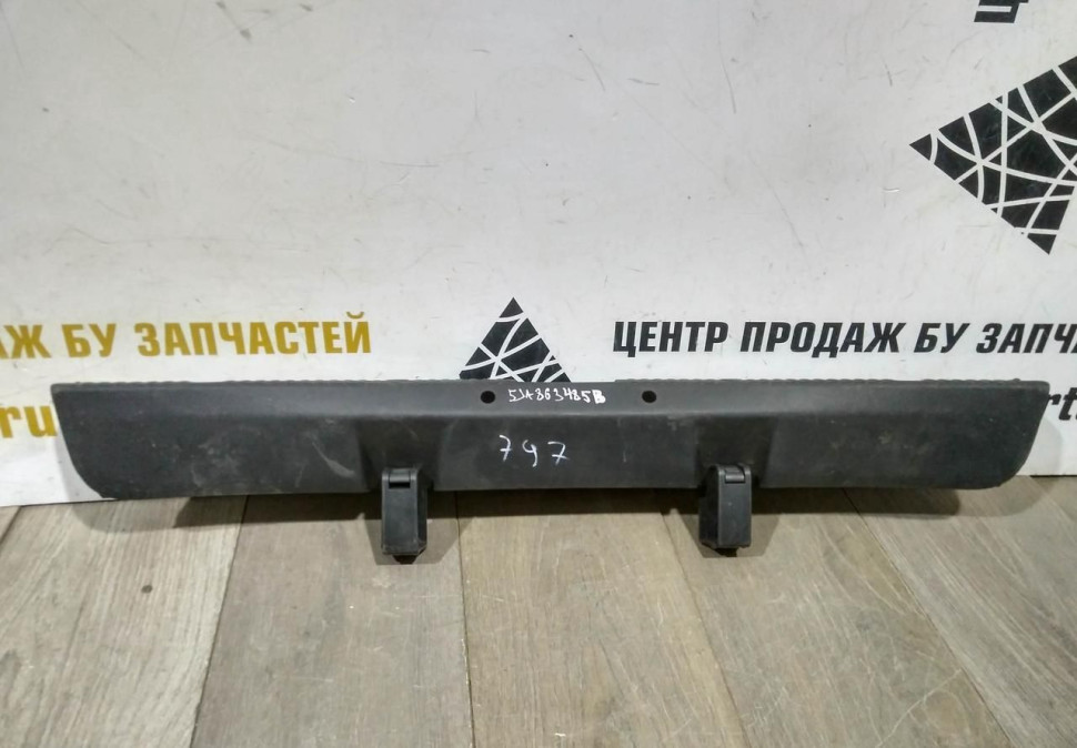 Обивка задней панели бу Skoda Rapid OEM 5JA863485B