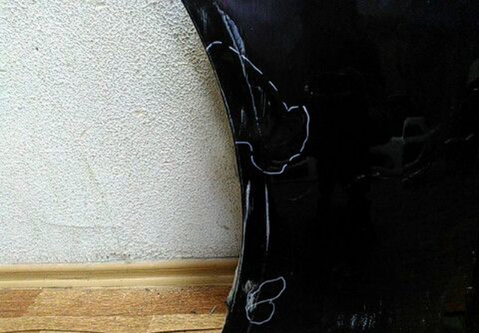 Крыло переднее левое Volkswagen Transporter Multivan T6 вмятины (скл-3)