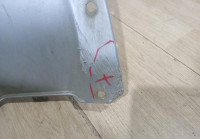 Накладка переднего бампера бу Renault Duster OEM 620728189R