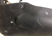 Спойлер переднего бампера Kia Sorento 2 рест 12-20 oem 865122P500 (Скл-3)