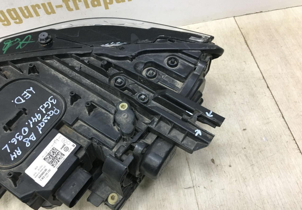 Фара правая Volkswagen Passat B8 2014 oem 3G1941036L Фара правая Volkswagen Passat B8 2014 oem 3G1941036L