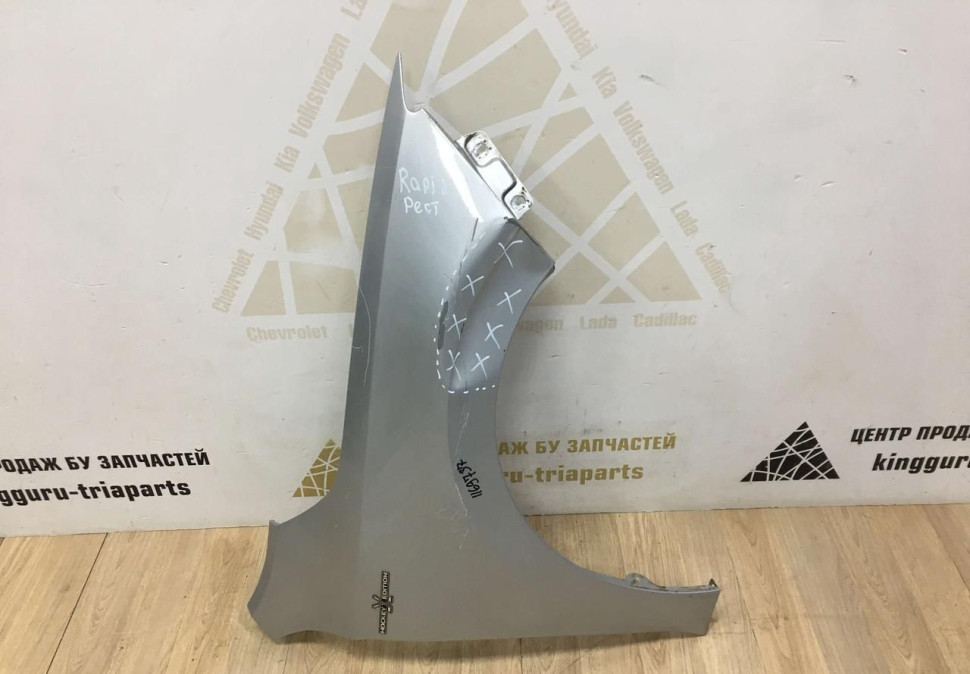 Крыло переднее правое Skoda Rapid рестайлинг OEM 5J5821022C