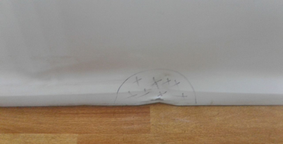 Дверь передняя правая Volkswagen Golf 7 oem 5G4831056AK (вмятина)