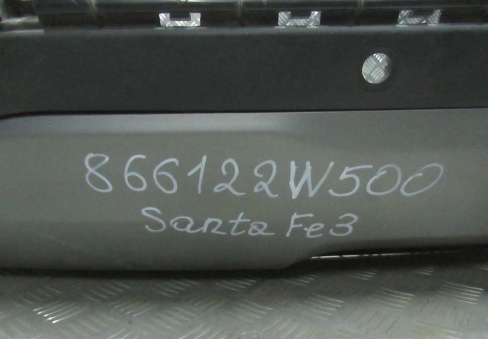 Юбка заднего бампера Hyundai Santa Fe 3 рестайлинг oem 866122W500