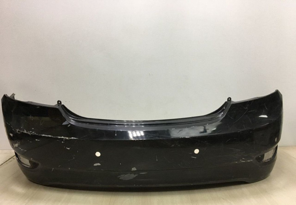 Бампер задний Hyundai Solaris 1 дорест седан oem 866114L000