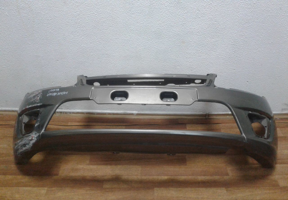 Бампер передний Lada Granta (ВАЗ 2190) (11>) (потертости, трещины) oem 2191280301501 (скл-3)