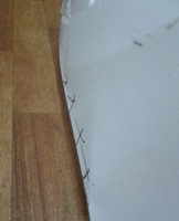 Крыло переднее левое Kia Sportage 3 (вмятина) (Скл-3)