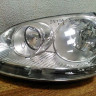 Фара левая Volkswagen Jetta 5 галоген сломано два крепления потертость на стекле oem 1k6941029p