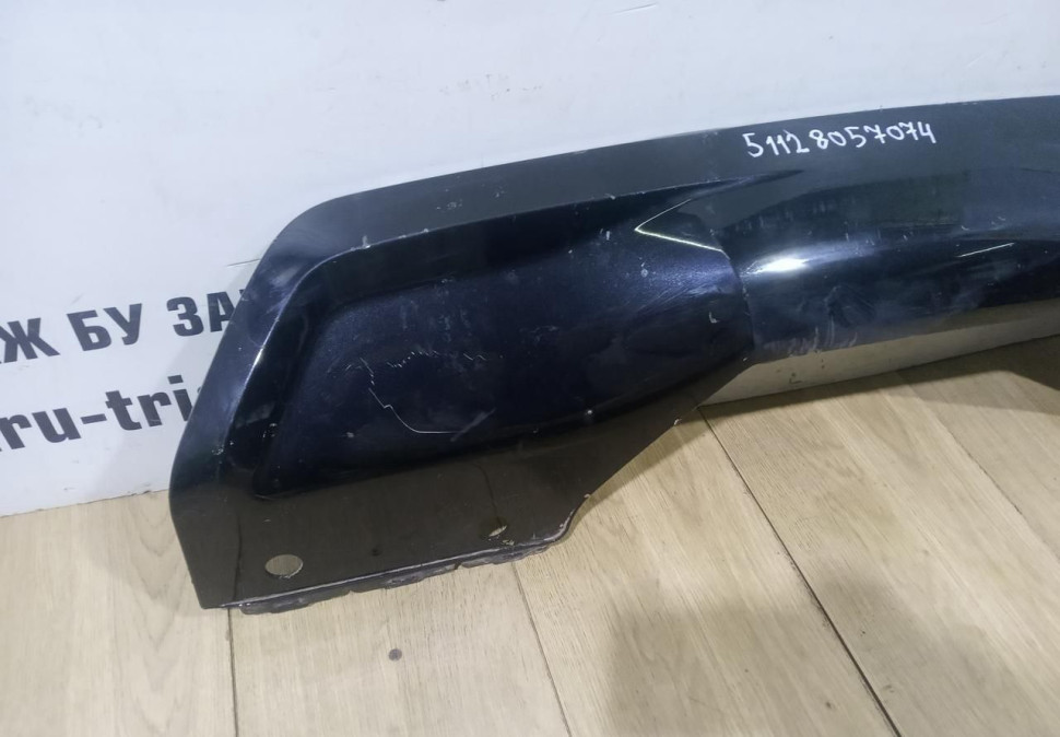 Накладка заднего бампера бу BMW X6 F16 M-Pack OEM 51128057074