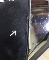 Спойлер заднего бампера Mercedes-Benz GL X166 oem A1668853225 (Скл-3)