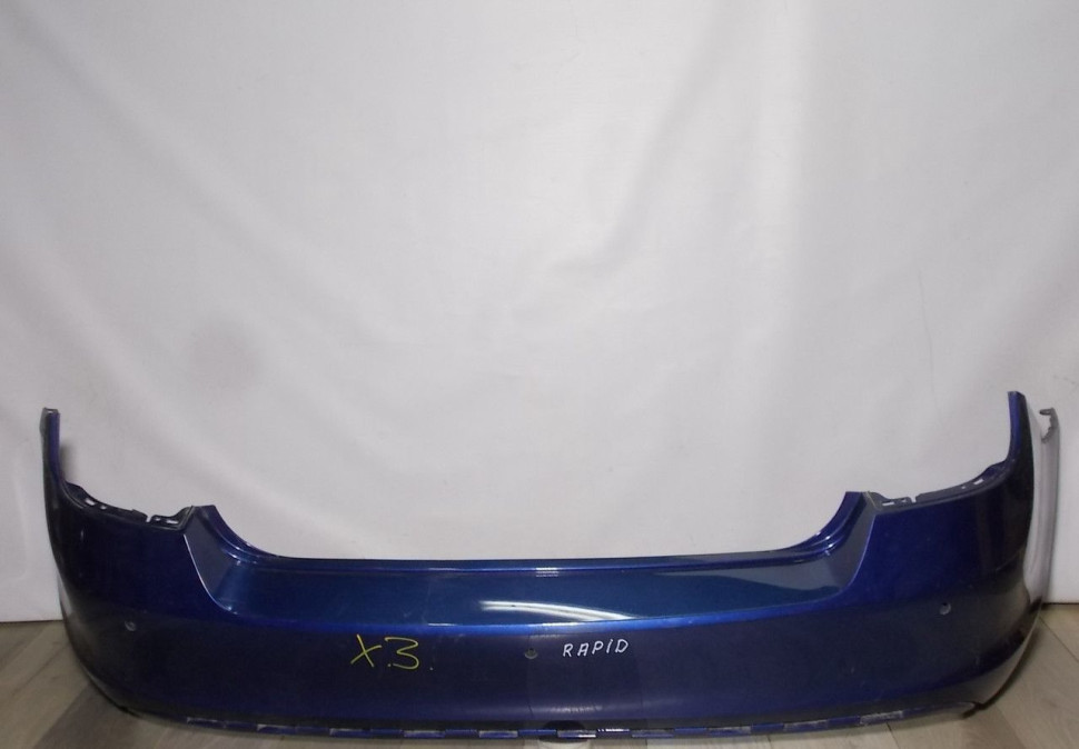 Бампер задний бу Skoda Rapid OEM 60U807421