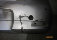 Бампер задний Renault Logan 2 (после ремонта) OEM 850220639R (скл-3)