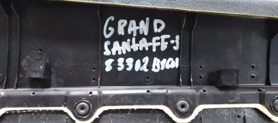 Обшивка двери задняя правая Hyundai Grand Santa Fe 3 (15-18) oem 83321B8000 (скл-3)