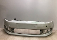 Бампер передний Volkswagen Polo седан до рест Oem 6RU807221(мал.вмят.) ( мал.трещ.) (слом.1креп.)
