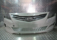 Бампер передний Hyundai Solaris 1 рест (14-17)  oem 865114L500 (трещина) (скл-3)