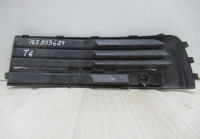 Решетка переднего бампера правая Volkswagen Transporter T6 oem 7e5853684 (трещина)