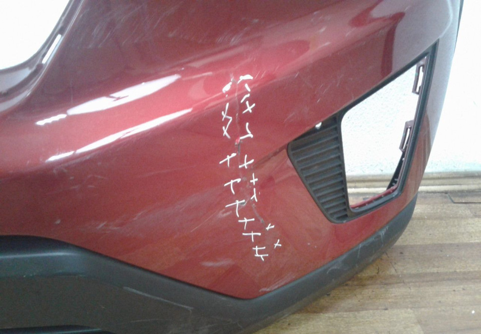 Бампер передний с юбкой Hyundai Creta oem 86511m0000 (трещина) скл-3