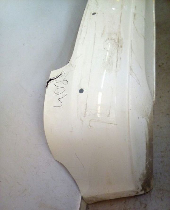 Бампер задний Volkswagen Polo сед 09- Oem 6RU807421 (трещ)