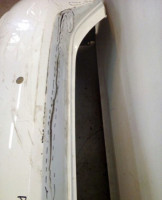 Бампер задний Volkswagen Polo сед 09- Oem 6RU807421 (трещ)