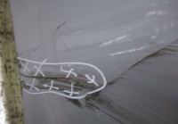 Бампер задний Hyundai Santa Fe 4 oem 86611s1000 (трещина)