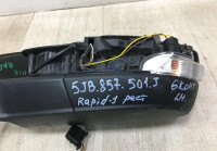 Корпус зеркала левый для Skoda Rapid 6-и контактный 2017   5JB857501J