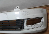 Бампер передний Volkswagen Polo (15>) (+решетка) (трещины, слом.1 верх. крепл.) oem 6ru807421