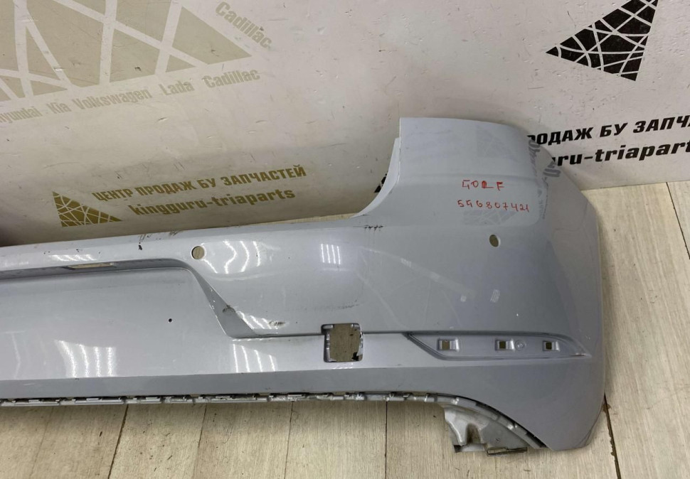 Бампер задний Volkswagen Golf 7 рестайлинг 2017 oem 5G6807421