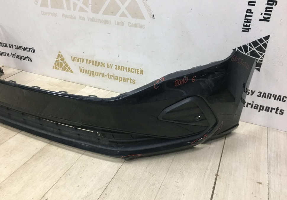 Бампер передний Volkswagen Polo 6 Liftback 2020 OEM  6N5807221