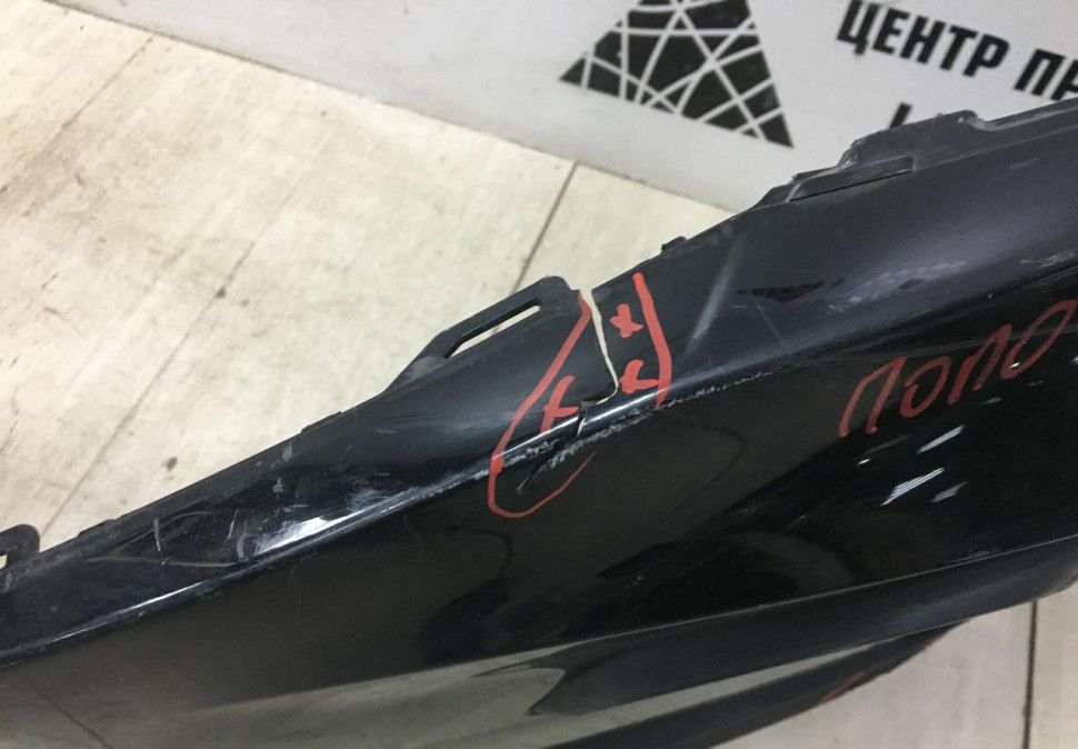 Бампер передний Volkswagen Polo 6 Liftback 2020 OEM  6N5807221