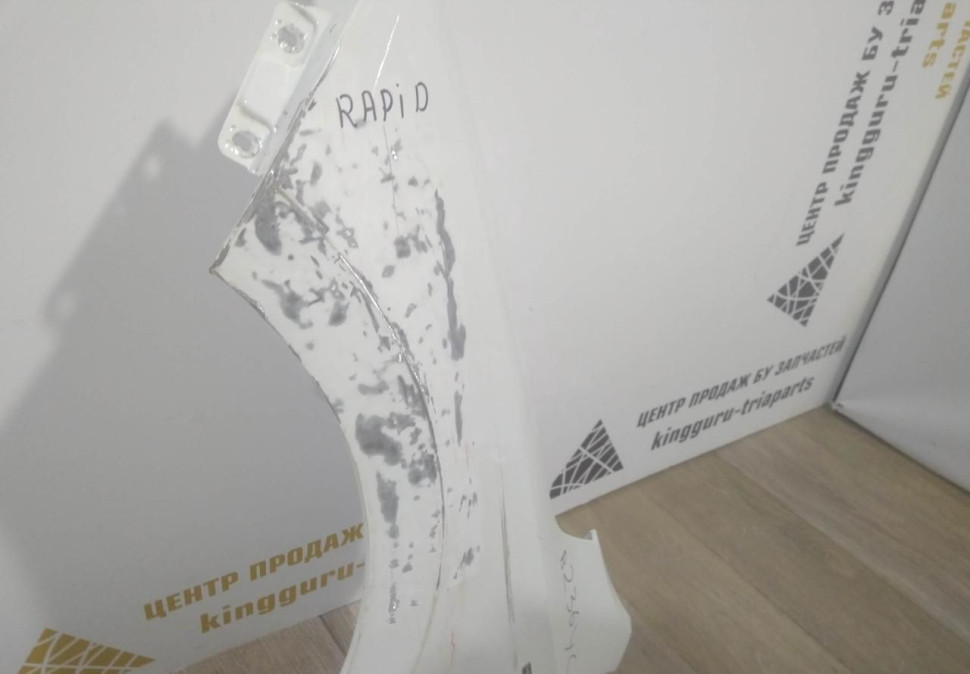 Крыло переднее левое бу Skoda Rapid рестайлинг OEM 5J5821021C