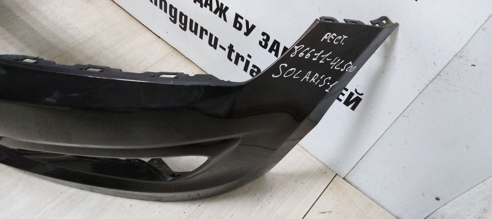 Бампер передний Hyundai Solaris 1 рест oem 866114L500 Бампер передний Hyundai Solaris 1 рест oem 866114L500