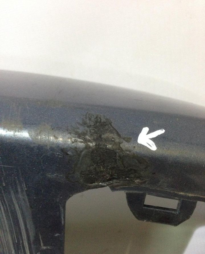 Накладка заднего бампера Citroen c4 picasso 05- oem  9680536077 (скл-3)