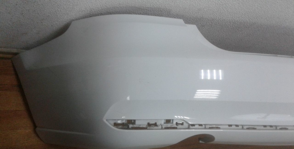 Бампер задний Volkswagen Polo sedan рест oem 6RU807421D (трещина) (скл-3)