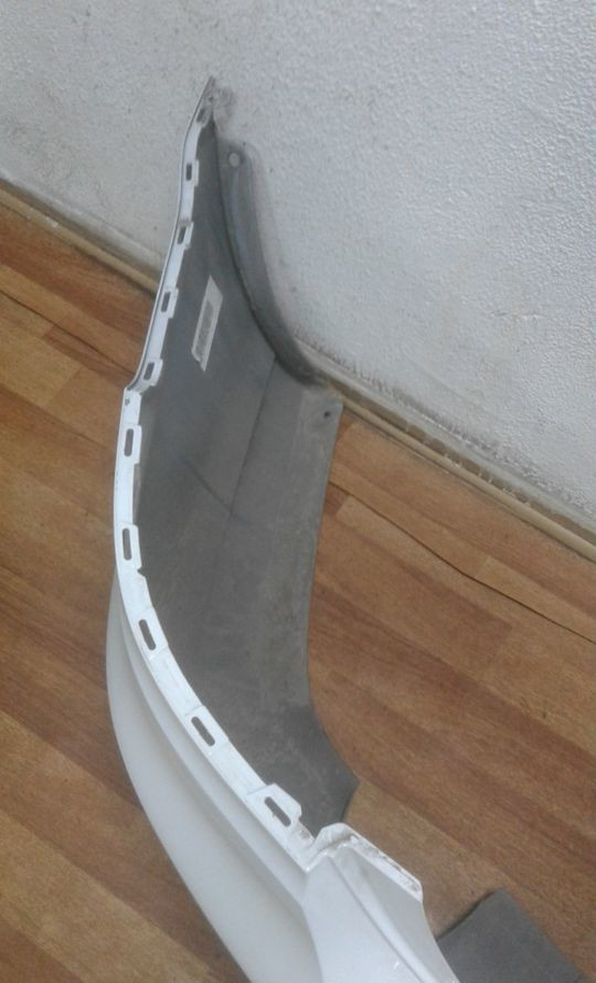 Бампер задний Volkswagen Polo sedan рест oem 6RU807421D (трещина) (скл-3)