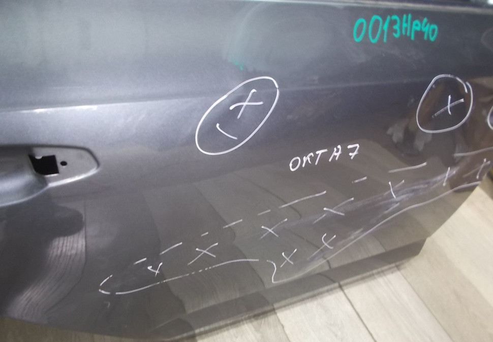 Дверь задняя правая бу Skoda Octavia A7 OEM 5E5833052A