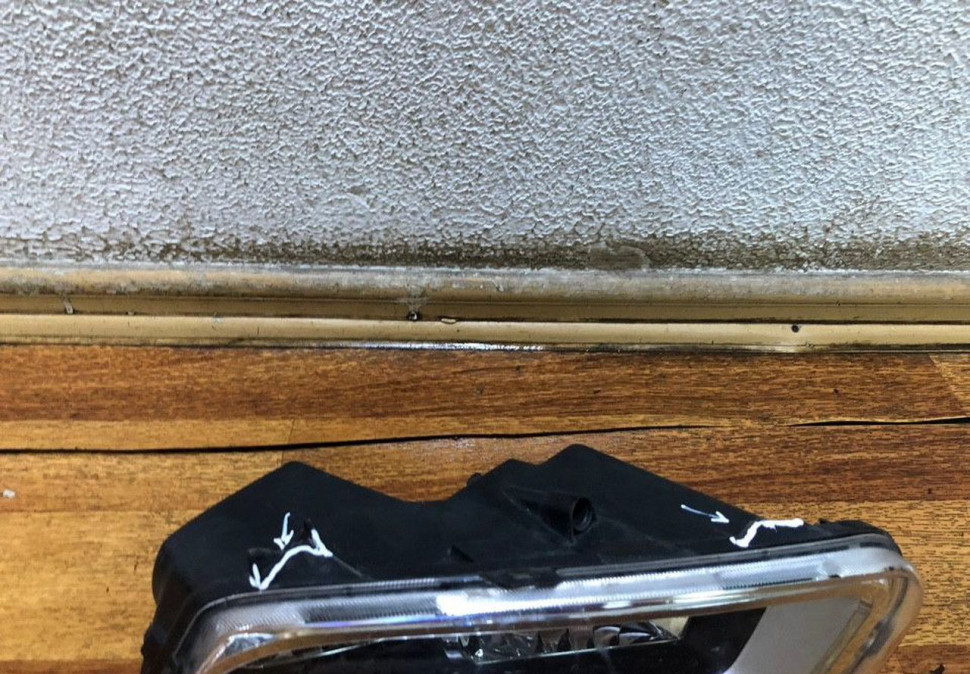 Фара ПТФ правая Volkswagen Polo oem 6Ru941016 (слом 2 креп)