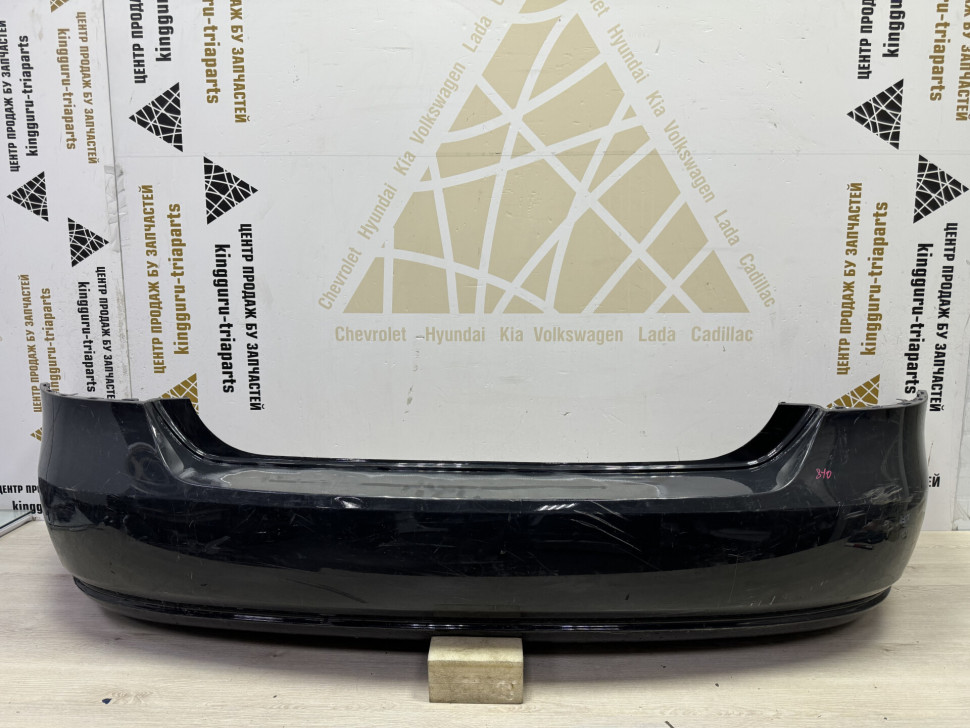 Бампер задний Volkswagen Polo 5 седан дорестайлинг OEM 6RU807421