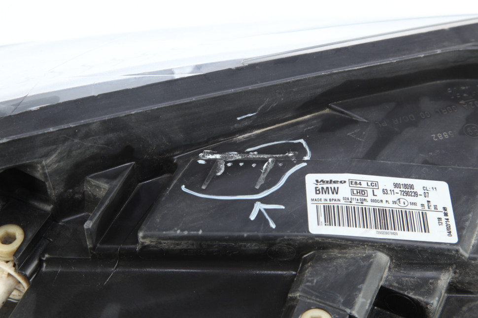 Фара ксенон левая бу BMW X1 E84 рестайлинг OEM 63117290239 Фара ксенон левая бу BMW X1 E84 рестайлинг OEM 63117290239