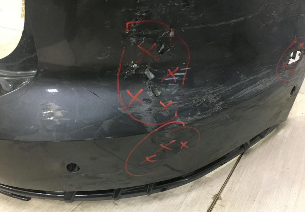 Бампер задний Volkswagen Touareg 3 2018> oem 760807421A