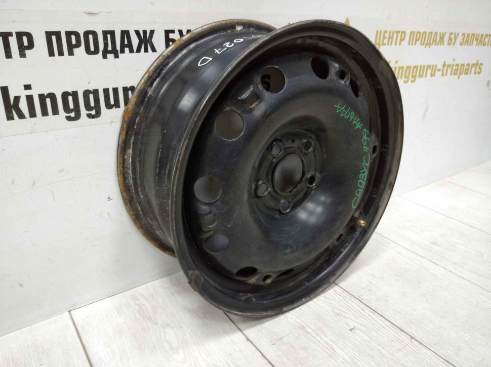 Диск штампованный Volkswagen Polo 5 2009 OEM 6RU601027D Диск штампованный Volkswagen Polo 5 2009 OEM 6RU601027D