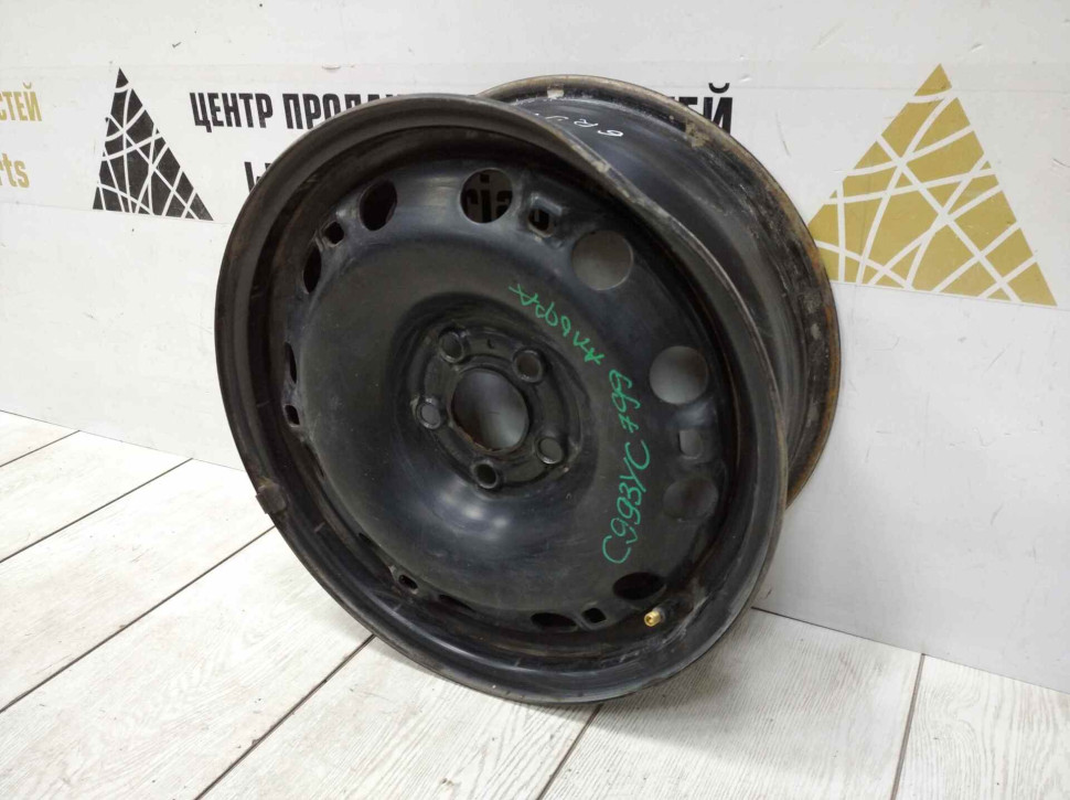 Диск штампованный Volkswagen Polo 5 2009 OEM 6RU601027D Диск штампованный Volkswagen Polo 5 2009 OEM 6RU601027D