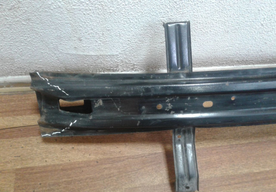 Усилитель заднего бампера Hyundai Solaris (10-17) седан (вмятина) (скл-3) Усилитель заднего бампера Hyundai Solaris (10-17) седан (вмятина) (скл-3)