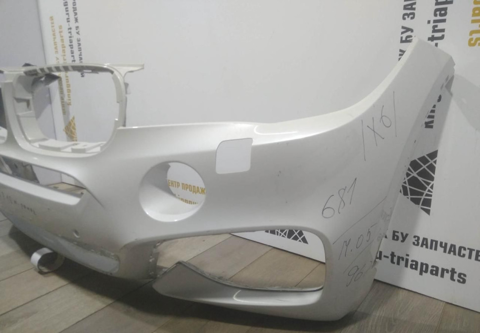 Бампер передний бу BMW X6 F16 M-Pack OEM 51118056492 Бампер передний бу BMW X6 F16 M-Pack OEM 51118056492