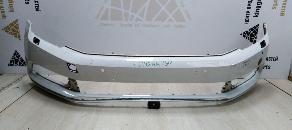 Бампер передний Volkswagen Passat B8 14-20 oem 3g0807221